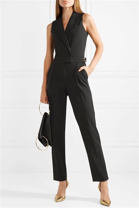 michael kors gold chain jumpsuit|michael kors sleeveless black jumpsuit.